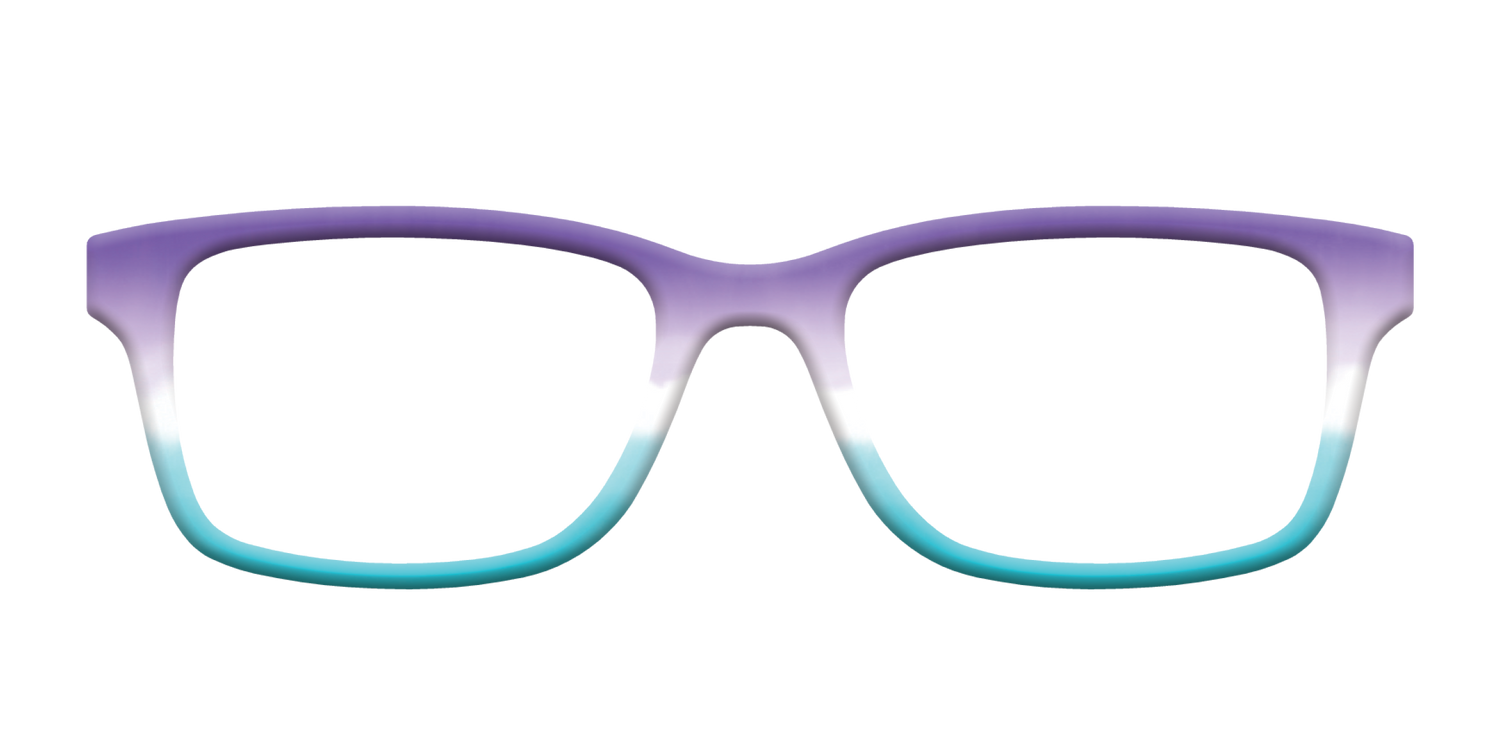 The Purple Dip Dye - Front Top Image - Pair Eyewear