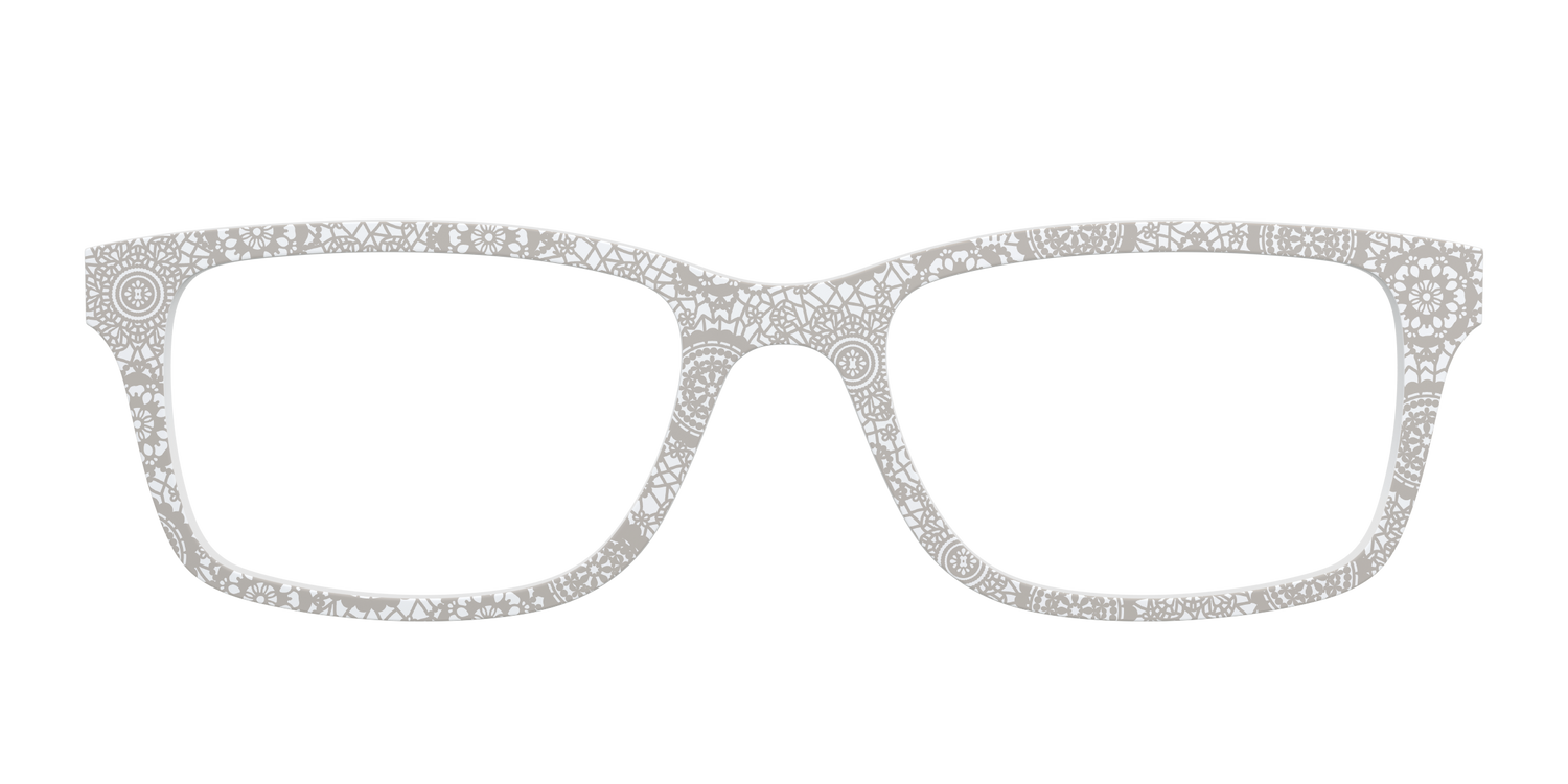 The Taupe Medallion Lace - Front Top Image - Pair Eyewear