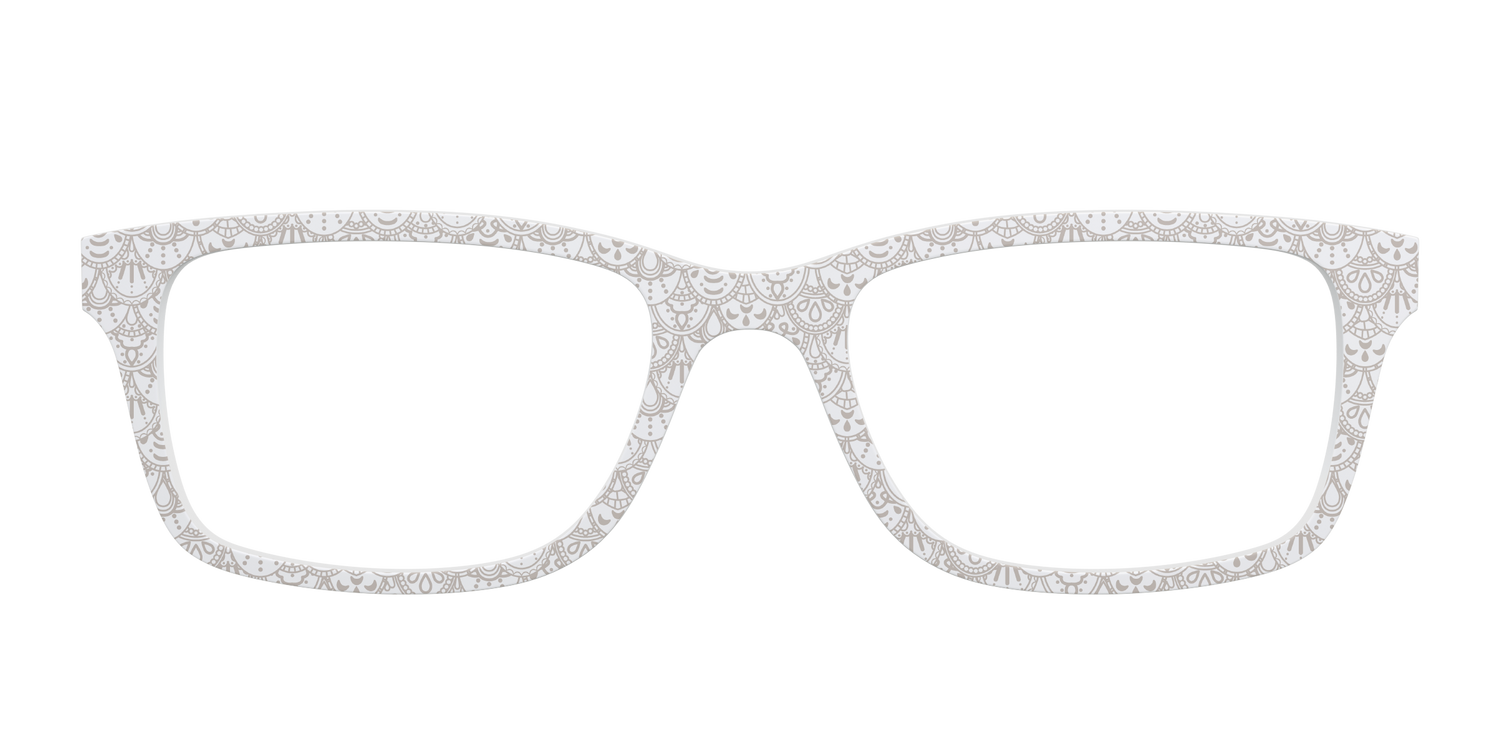 The Taupe Scallop Lace - Front Top Image - Pair Eyewear