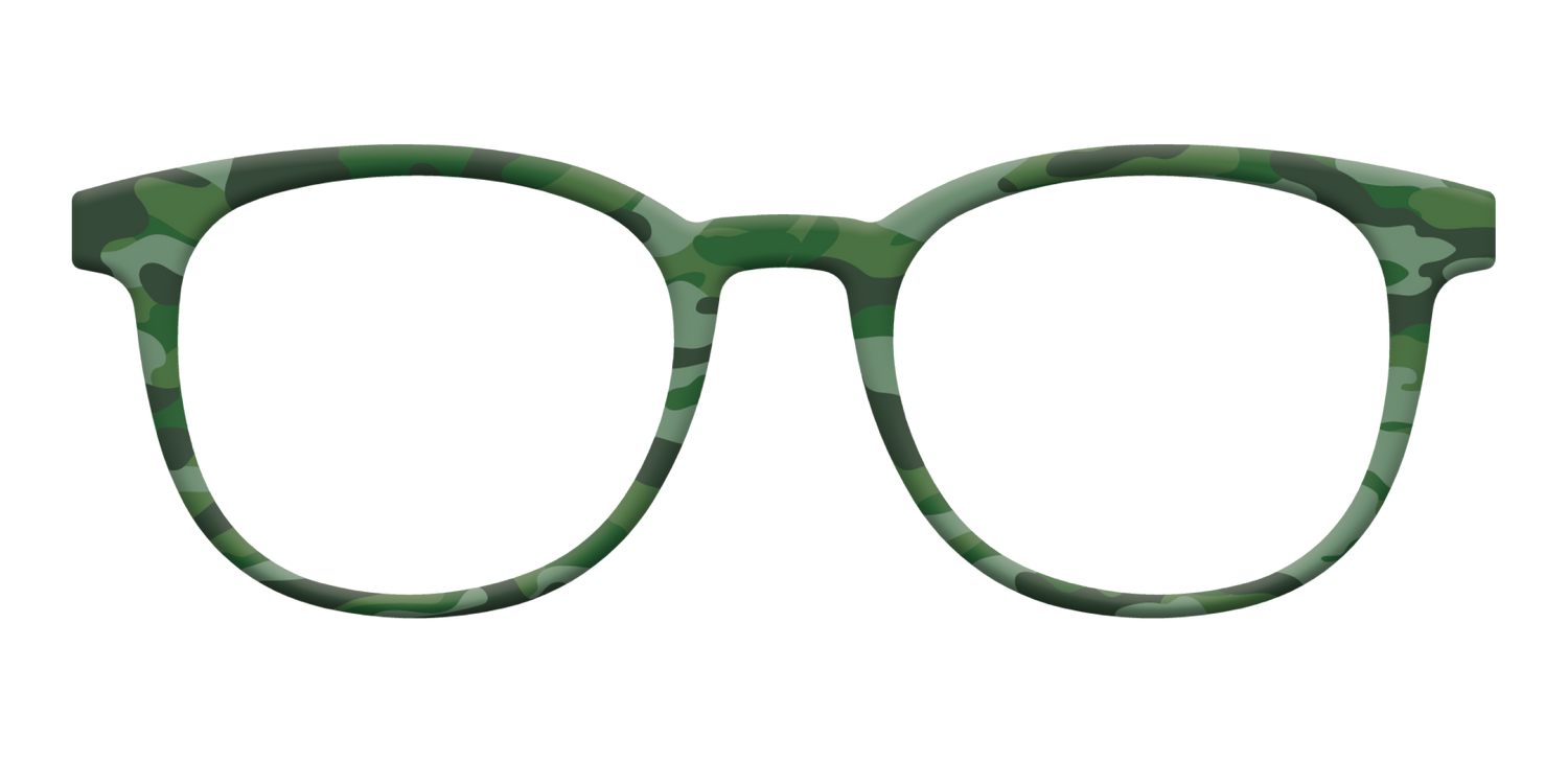 The Green Camo - Front Top Image - Pair Eyewear