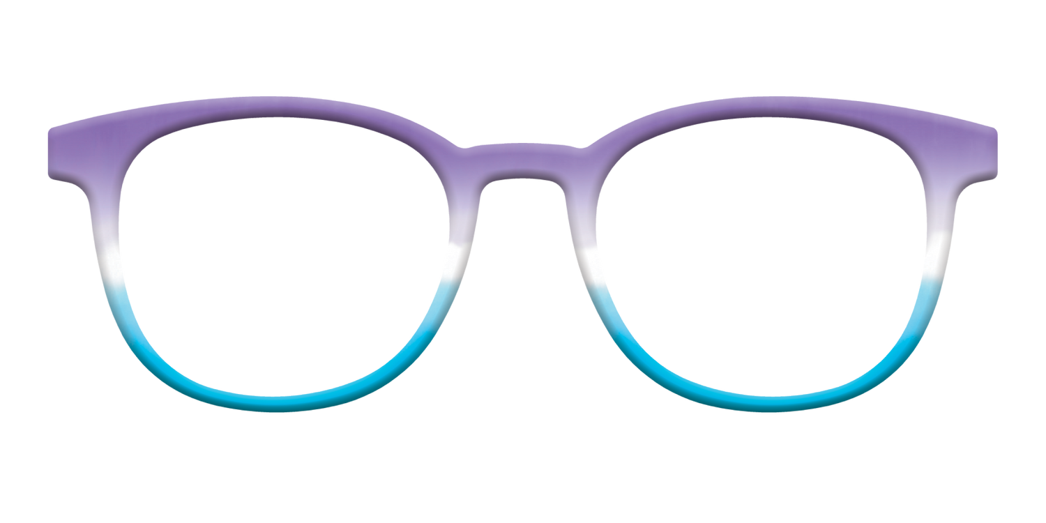 The Purple Dip Dye - Front Top Image - Pair Eyewear