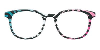 The Rainbow Zebra - Front Top Thumbnail - Pair Eyewear