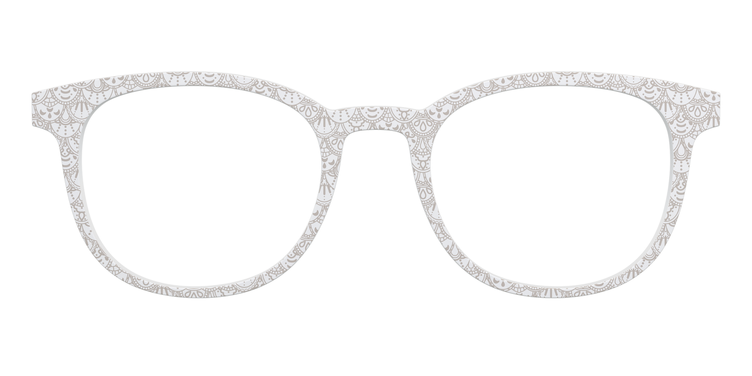 The Taupe Scallop Lace - Front Top Image - Pair Eyewear