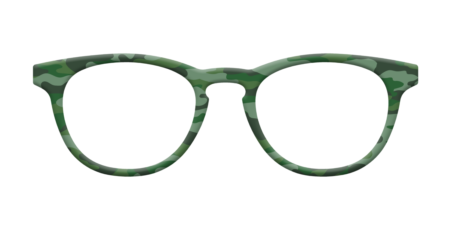 The Green Camo - Front Top Image - Pair Eyewear