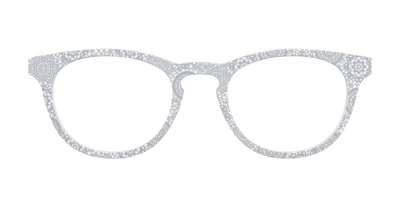 The Pale Gray Medallion Lace - Front Top Thumbnail - Pair Eyewear