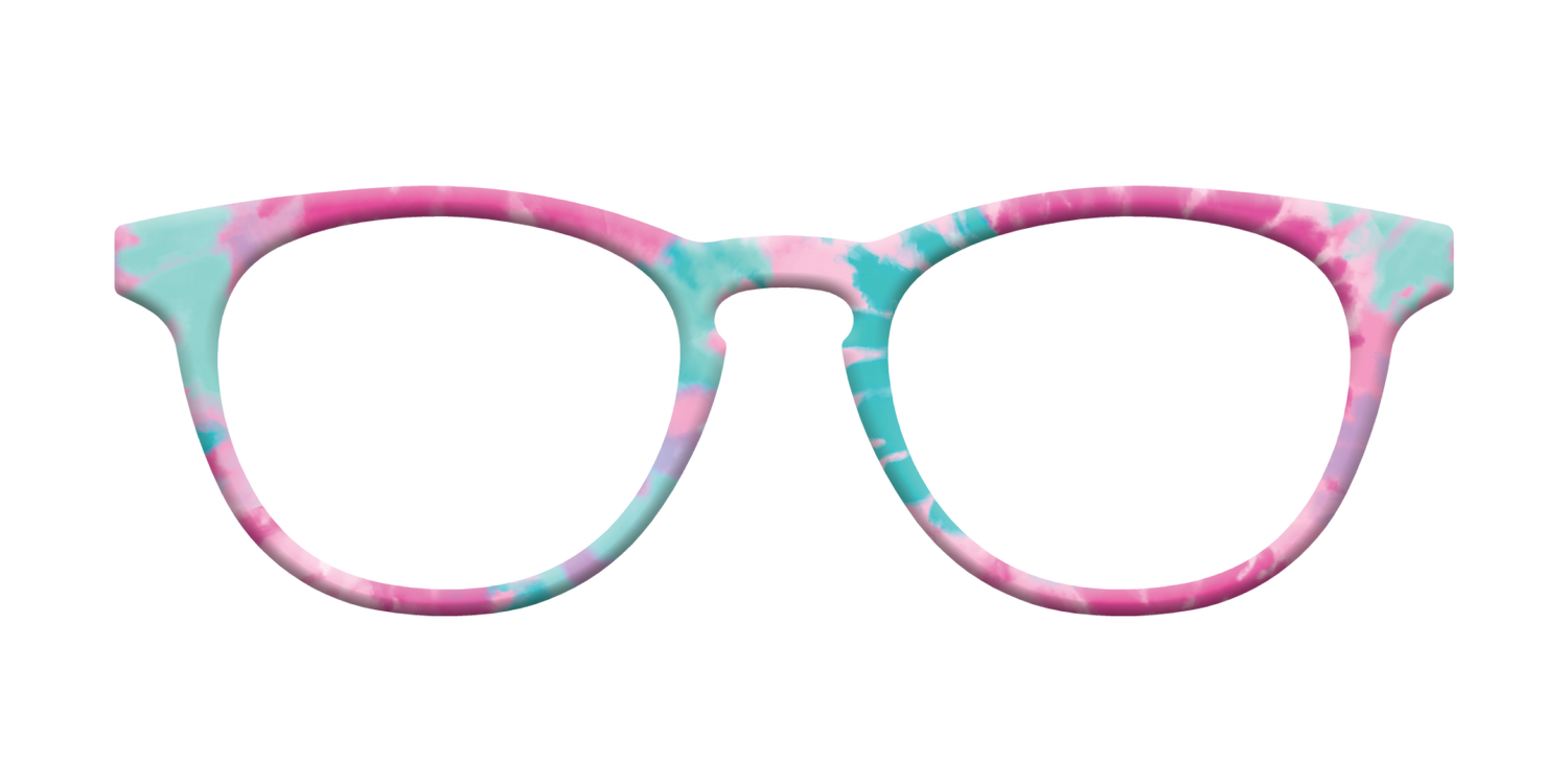 The Pink Tie-Dye - Front Top Image - Pair Eyewear