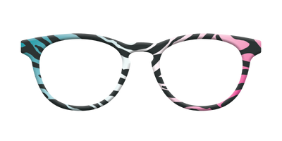 The Rainbow Zebra - Front Top Thumbnail - Pair Eyewear