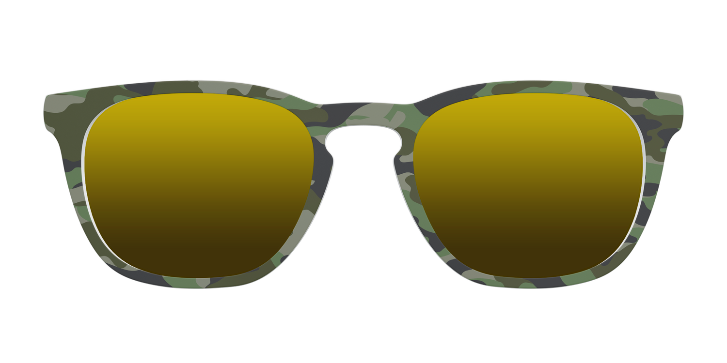 The Polarized Classic Camo Sun Top - Front Top Image - Pair Eyewear