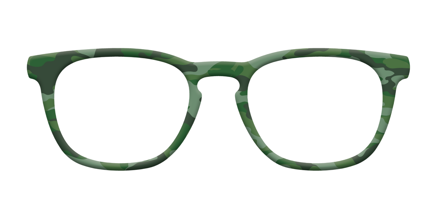 The Green Camo - Front Top Image - Pair Eyewear