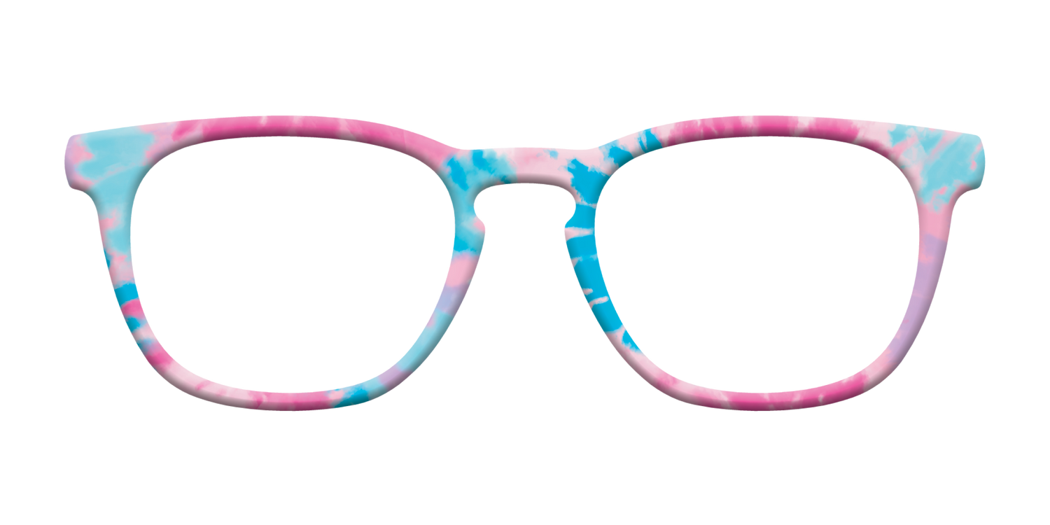 The Pink Tie-Dye - Front Top Image - Pair Eyewear
