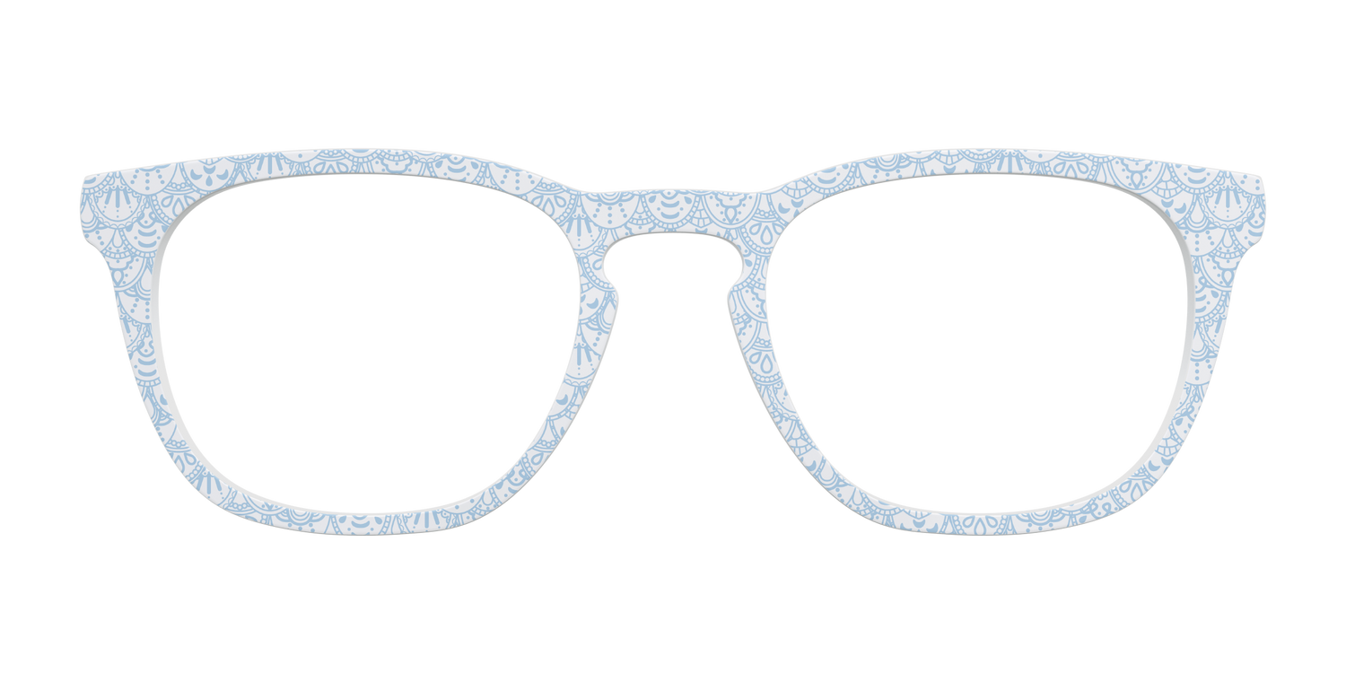 The Something Blue Scallop Lace - Front Top Image - Pair Eyewear