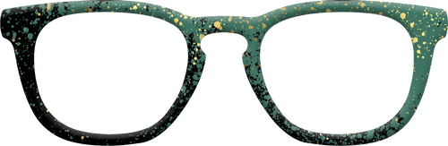 The Green Splatter - Pair Eyewear